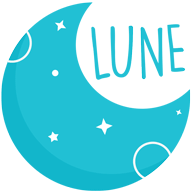 Lune logo - material